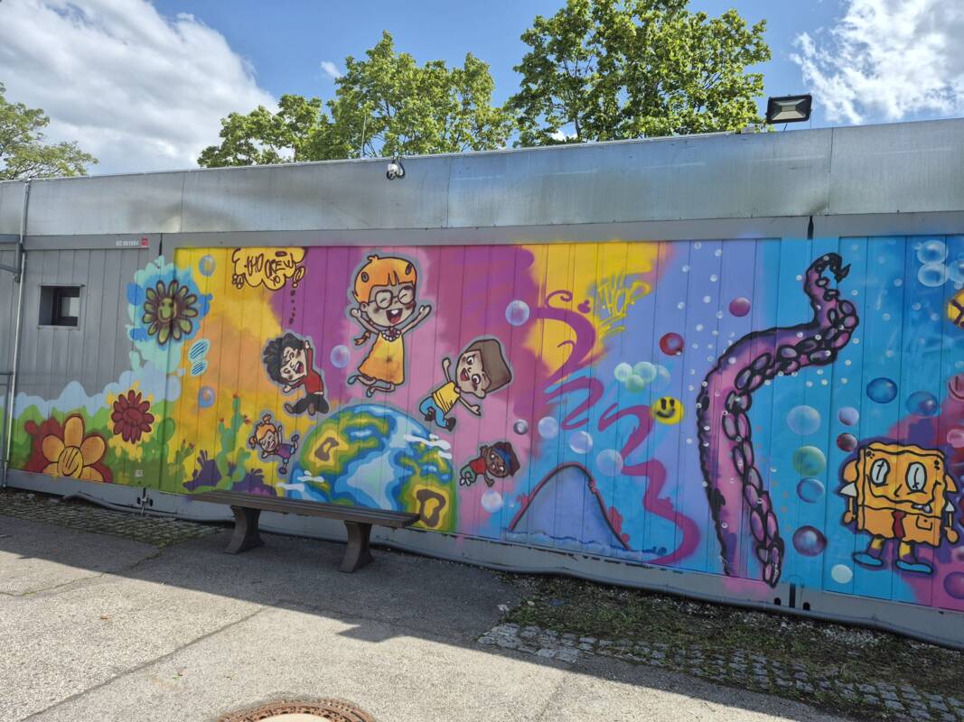 Graffitiprojekt Pausenhof 2026